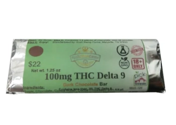 Delta 9 THC Chocolate Bar — 100mg